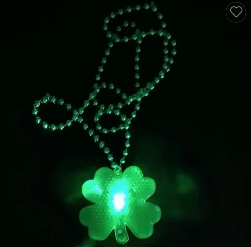 OEM, ODM Design Mardi Gras Glowing Necklace LED Pendant