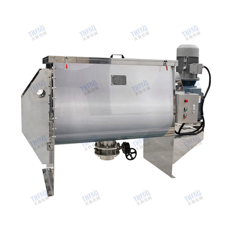 300L Stainless Steel Horizontal Washing Powder Ribbon Mixer Detergent Powder Mixing Machine