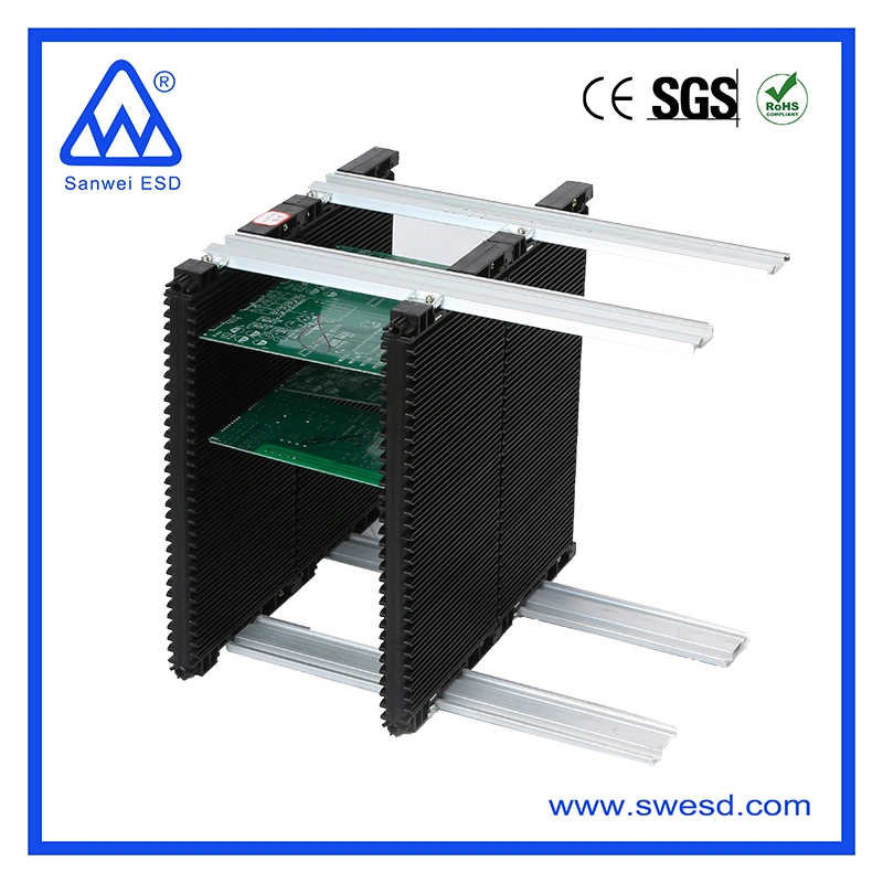 Antistatic PCB Circulation Rack for Industrial Cleanroom