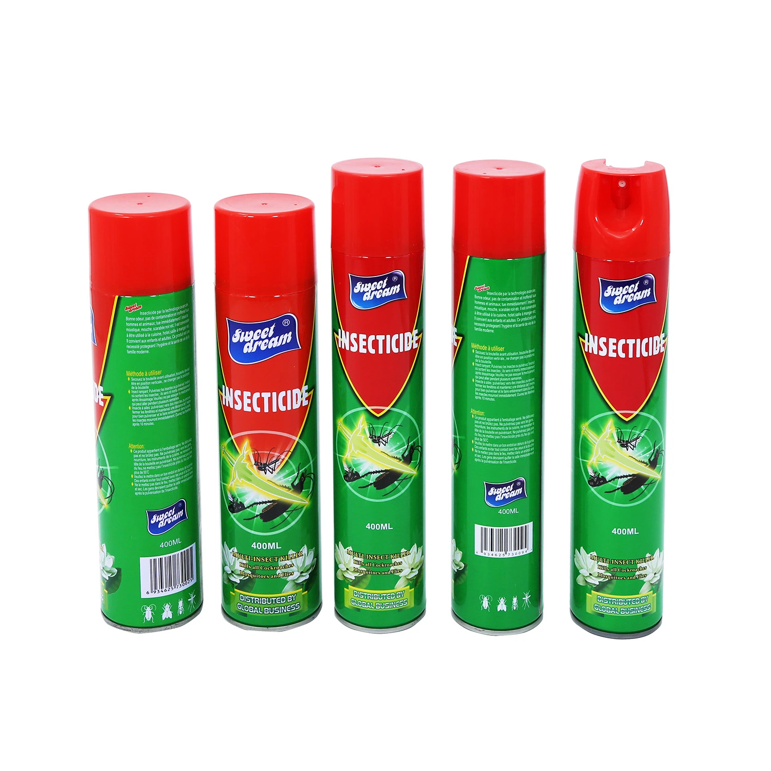 Nicht färbende angenehmen Duft Pest Spray Killer mit OEM akzeptiert 400ml