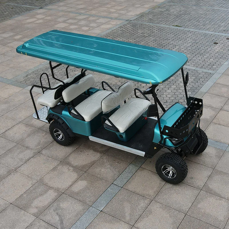 Scenic Spots Brand New Powerful 4 Wheel Lithium Battery Club Buggy Classic Electric Car Golf