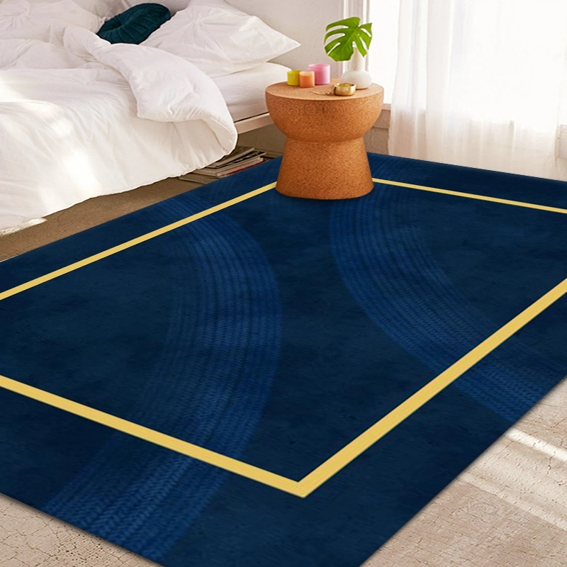 Modern Luxury Decorative Big Center Large Soft Custom Polyester OEM Manufature Carpet Floor Area Rug for Living Room Bedroom