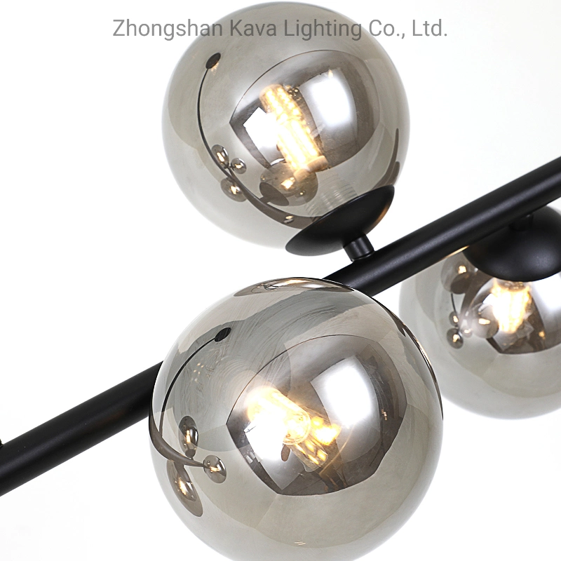 Smoky Glass Shade Energy Saving Modern Color Glass Chandelier Tiffany Ceiling Pendant LED Pendant Lamp