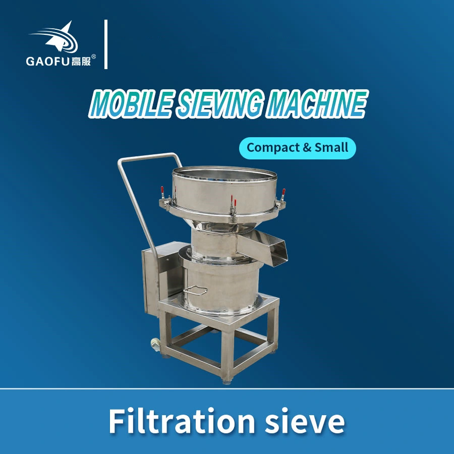 Ls Series Stainless Steel 550 Type Soy Milk Powder Vibrating Filter Screen Sieve