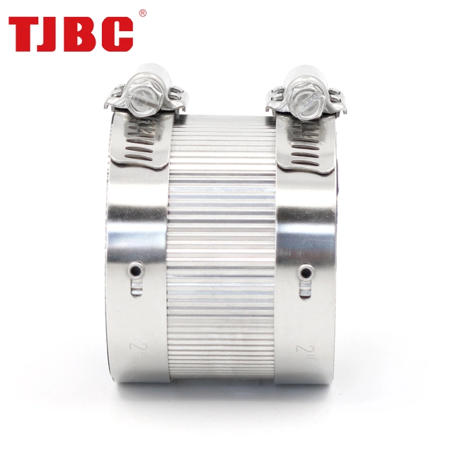 Type a No-Hub Coupling with Stainless Steel Clamps, 4 Inch, 100 PCS