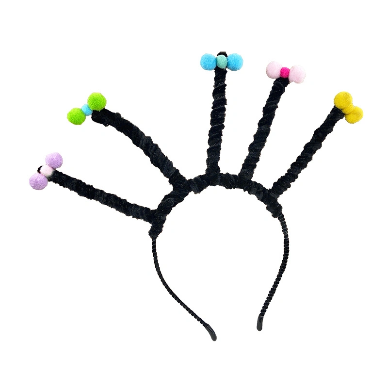 Hot Funny Hair Hoops Cute Braid Headwear Hairball Wig Headband Hair Accessories