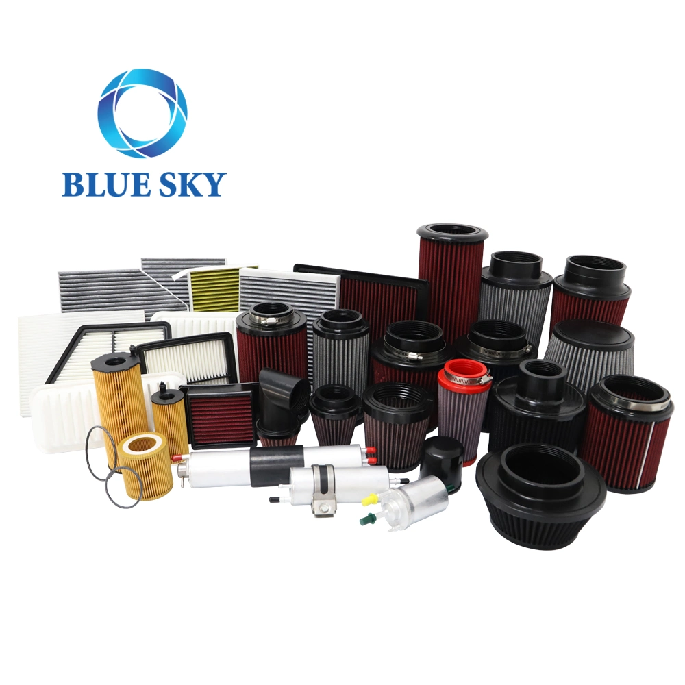 Hot Sale Customized Red Panel Car Air Filter Replacements Universal Auto Filter Spare Parts