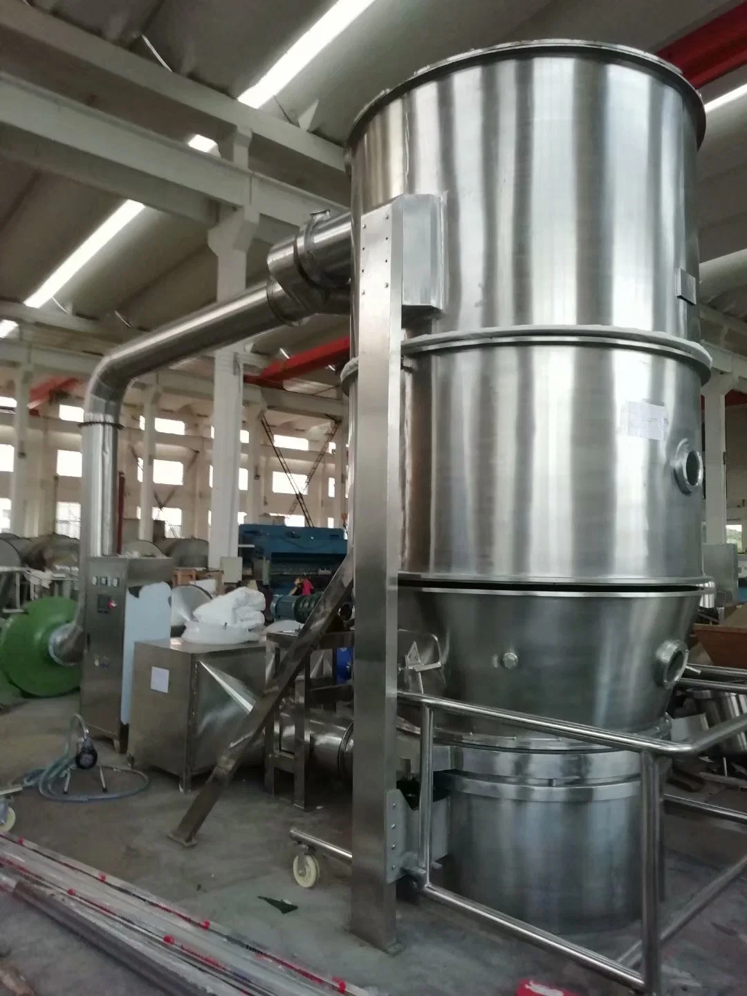 Fluidized Bed Coating Machine Pill One Step Granulation Equipment