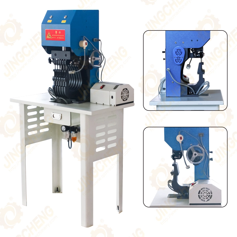 Hole Punching Machine for Shoe Making Leather Belt Hole Punching