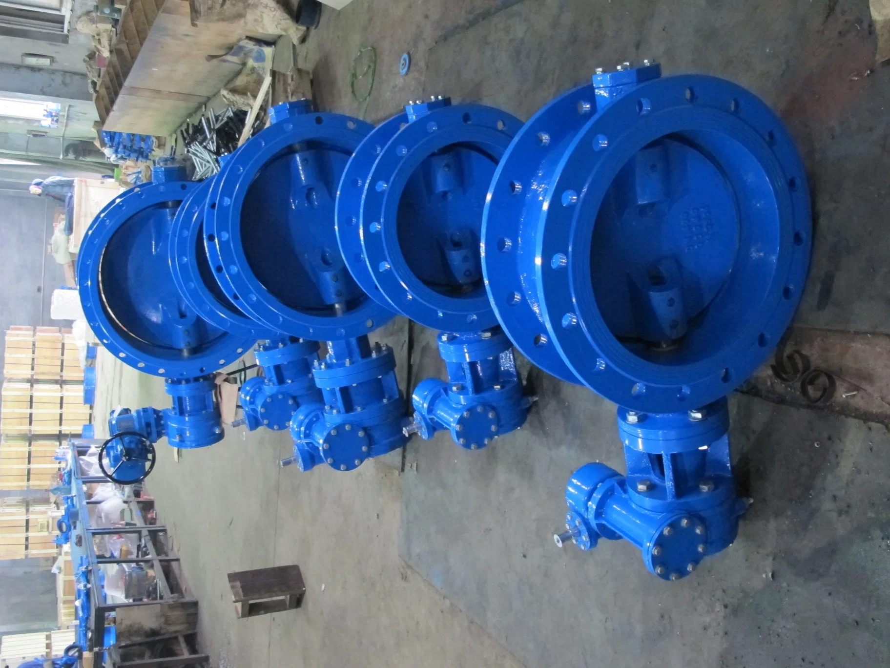 High Quality Ductile Casting Iron Lug Type Manual Butterfly Valve