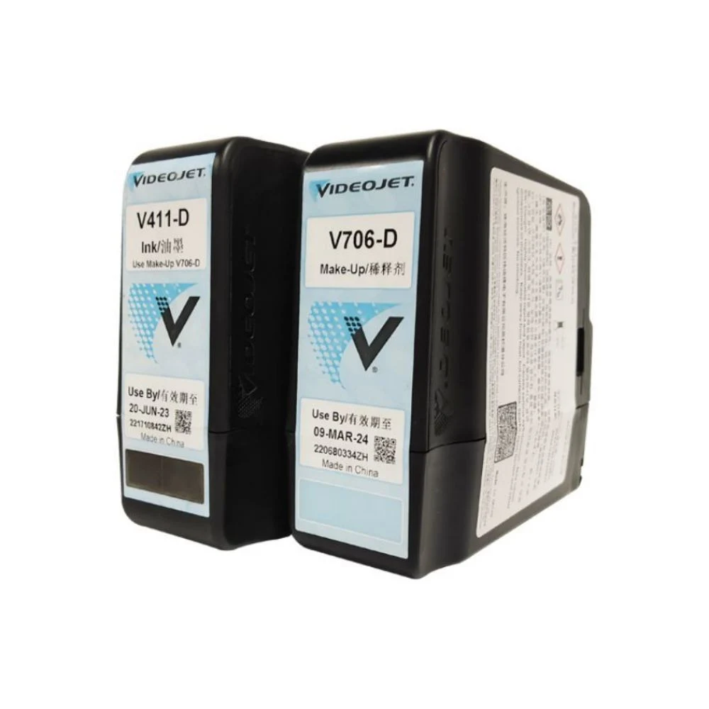 Cartouche de maquillage VideoJet V705D Videojet 1710 1240 1580 Inkjet Encre d'imprimante
