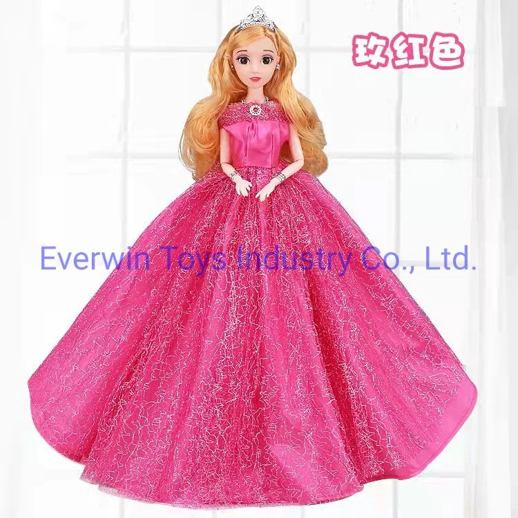 Plastic Toy Christmas Gift Doll Wedding Clothes for 1/6 Doll