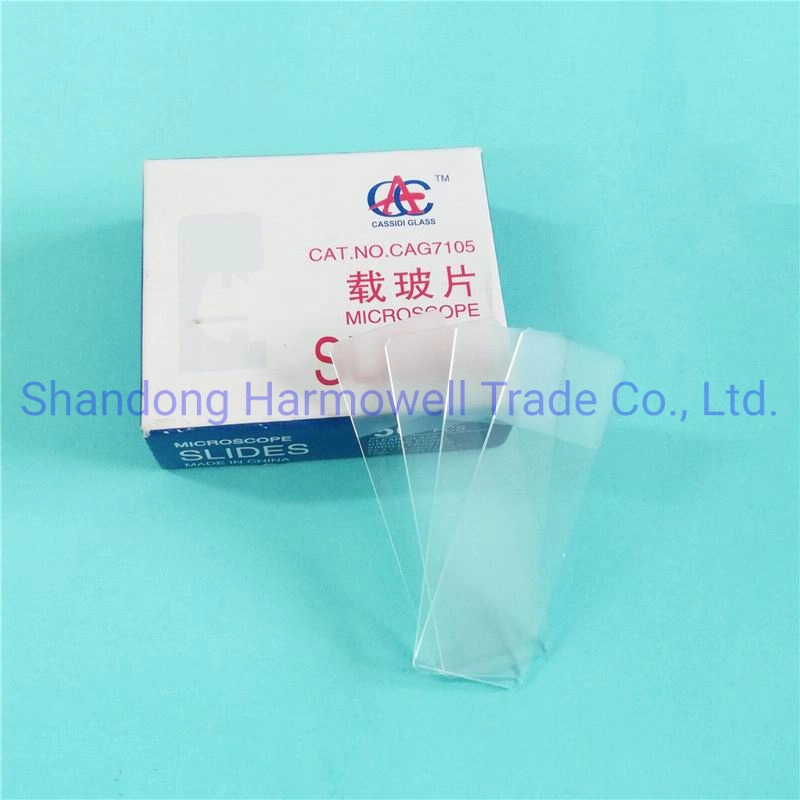 Whole Sell 7101 7102 7105 Microscope Slides Suppliers Frosted Prepared Microscope Glass Slides with Fast Delivery