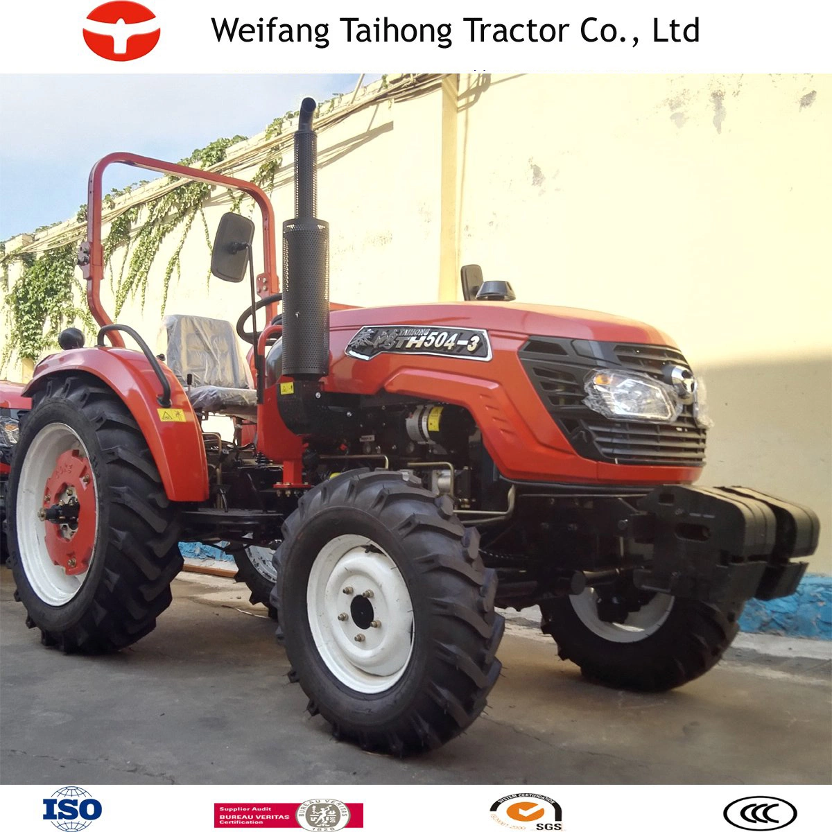 Taihong 50HP Diesel Tractor for Transportation with Big Torque