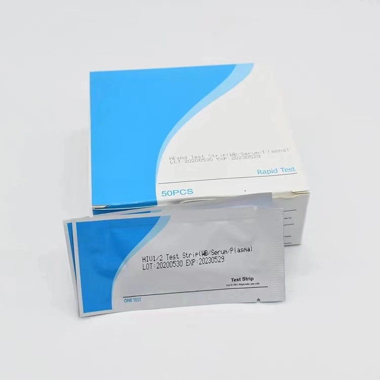 CE معتمد HBsAg Hepis B Surface Antigen Rapid Test Kit شريط