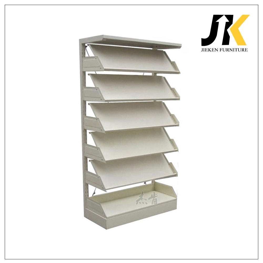 High quality/High cost performance Single-Sided Periodical Rack Shop Metal Display Rack