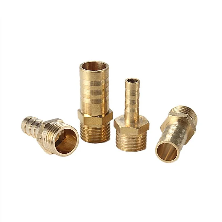 NPT Bpst 1/8 1/4 3/8 1/2 Male Thread Push in Hose Barb Brass Pipe Fitting Hose Adaptor