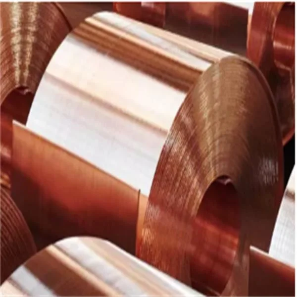 Low MOQ 0.01mm - 1mm Thickness Custom Width 99.99% Pure Copper Tape Without Adhesive Copper Strips Coil for Earth Grounding