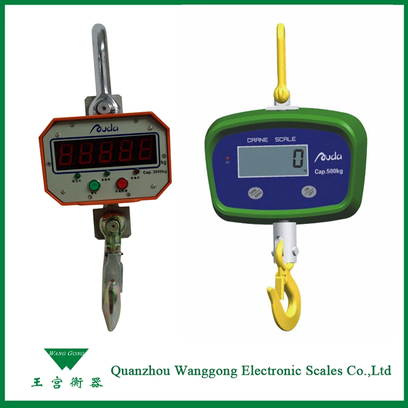 Electronic Digital Industrial Crane Scale for Weighing 1~10t Capacity