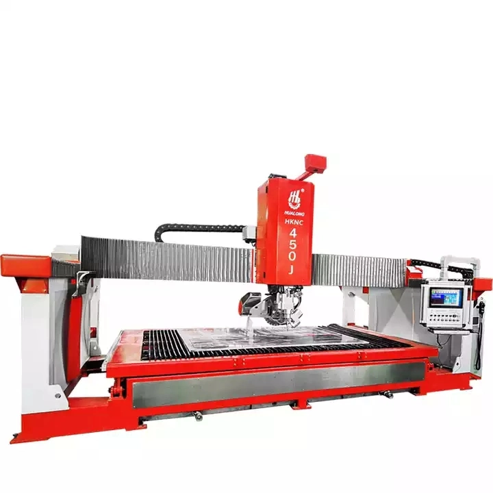 CE Hualong Italia máquinas automáticas de software de corte de piedra CNC Waterjet Sawjet Cortador de azulejos de mármol de la máquina, cuarzo, encimera de cocina