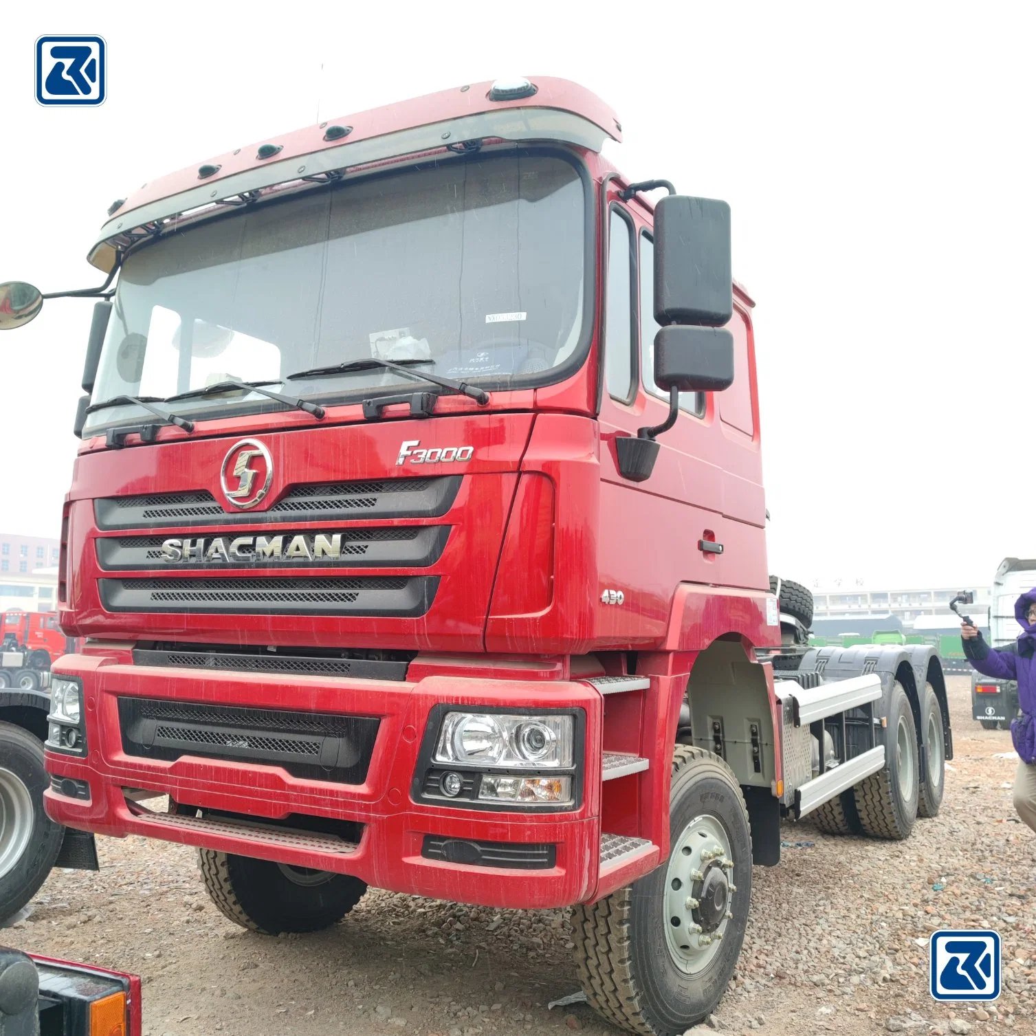 شاحنة سحب/شاحنة سحب من طراز Shacman/F3000 6X4/الجرار 375HP/12 High/Low-Tayer Shift/Mode For Sale (الدفع الرباعي العالي/المنخفض/الدفع الرباعي)