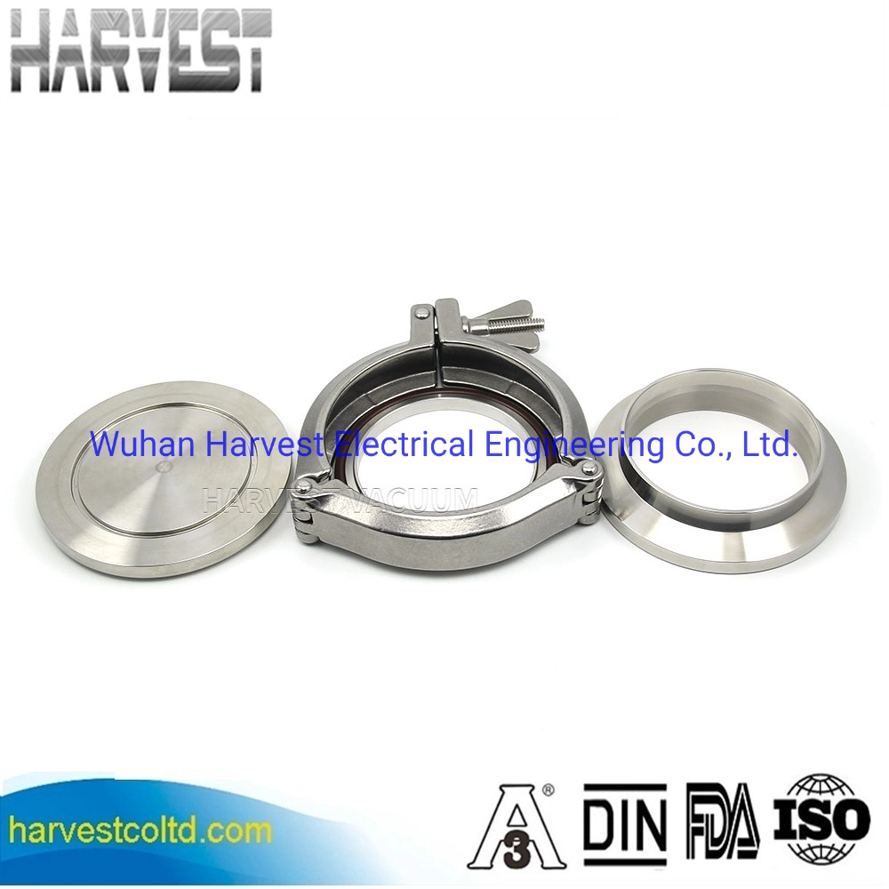 SS304 Vacuum Nw63/Nw80/Nw100/Nw160/Kf63/Kf80/Kf100/Kf160 Vacuum Clamps Vacuum Component for Vacuum System