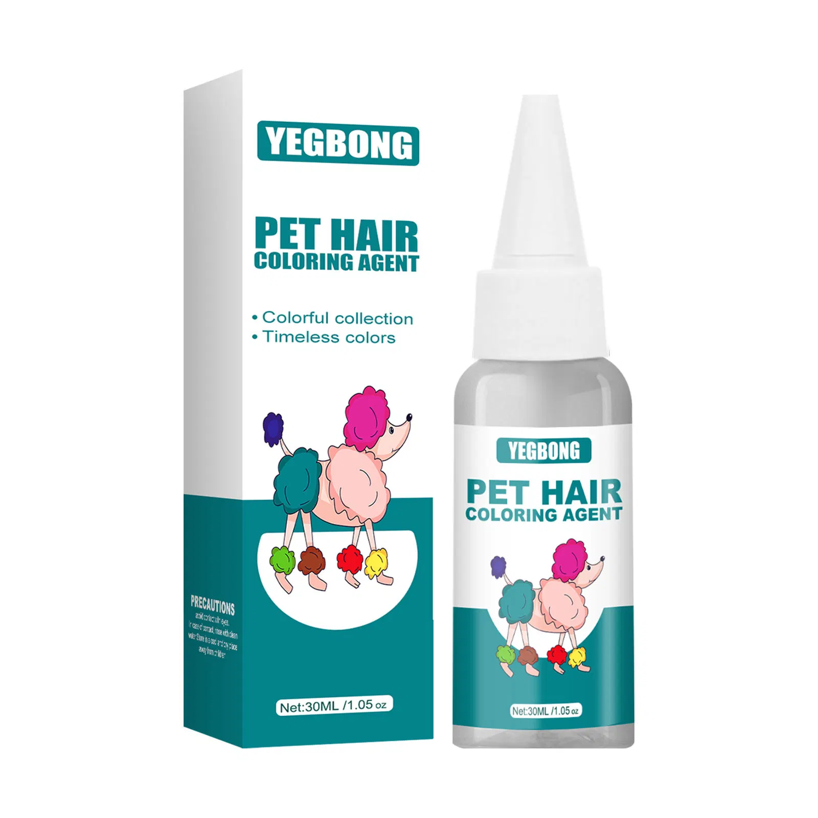 Private Label Profession Pet Dye Cream Color Hair Dyeing Cream Without Hurting Hair for Pets