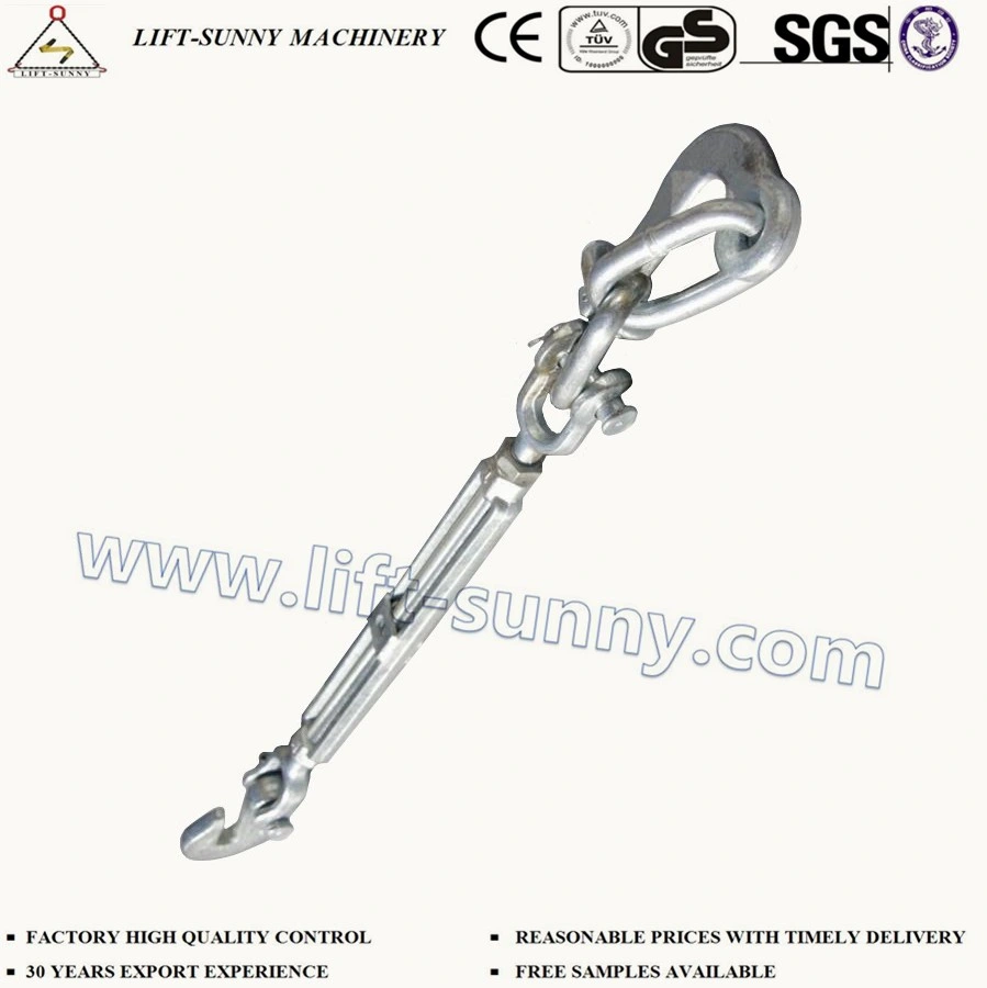 Hook Type Hot DIP Galvanized Self Color Deck Lashing Turnbuckles