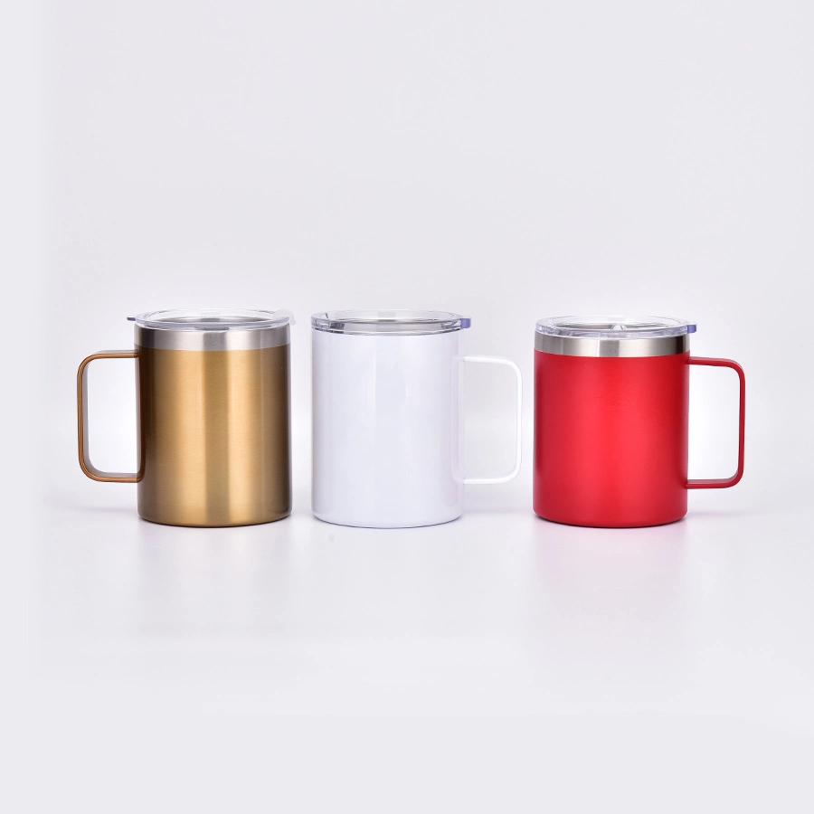 Vacuum Insulated Stainless Steel Tumbler 350ml 420ml 480ml Cup with Handle