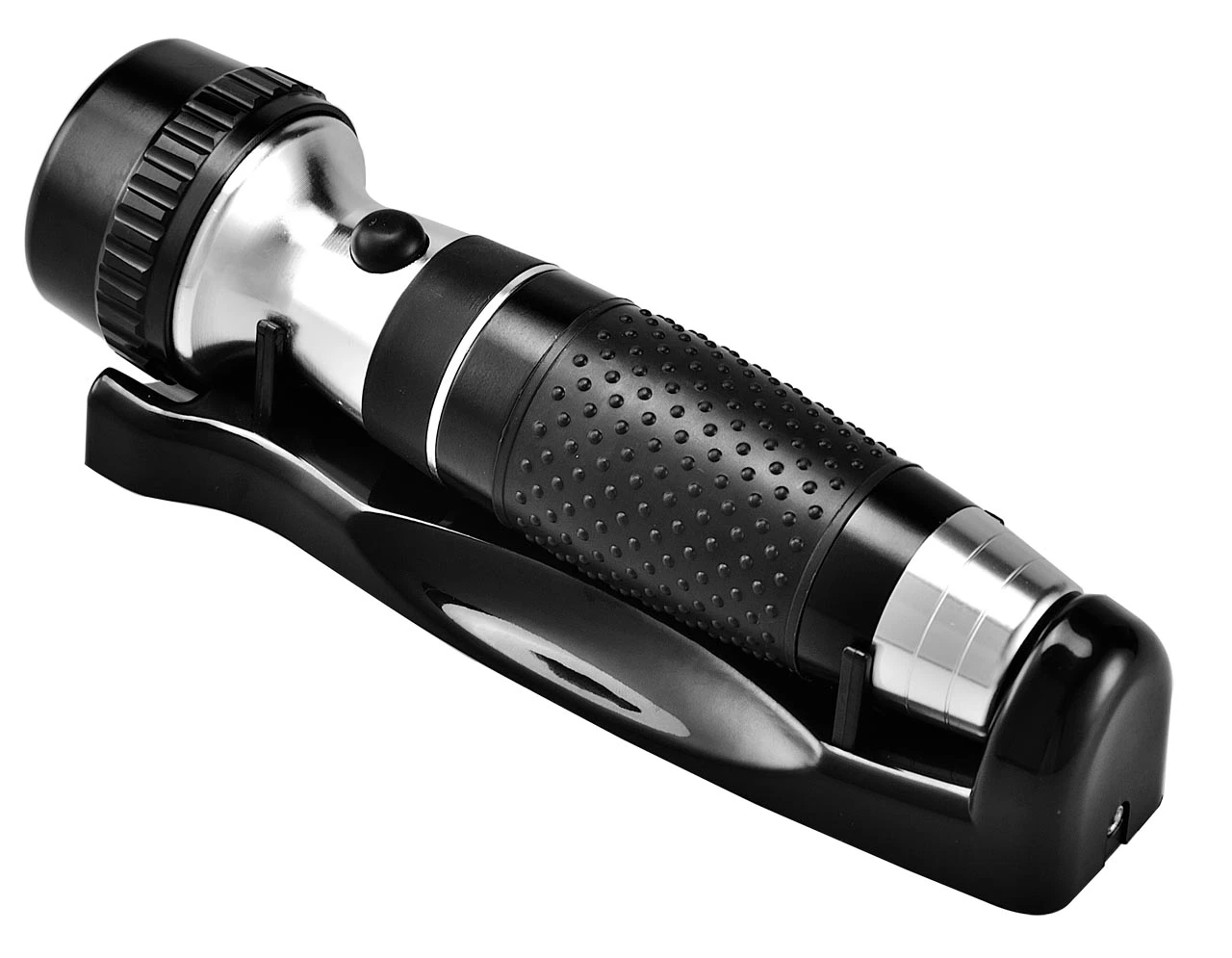 Lampe torche à LED à poignée antidérapante torche rechargeable lampes torches d'urgence