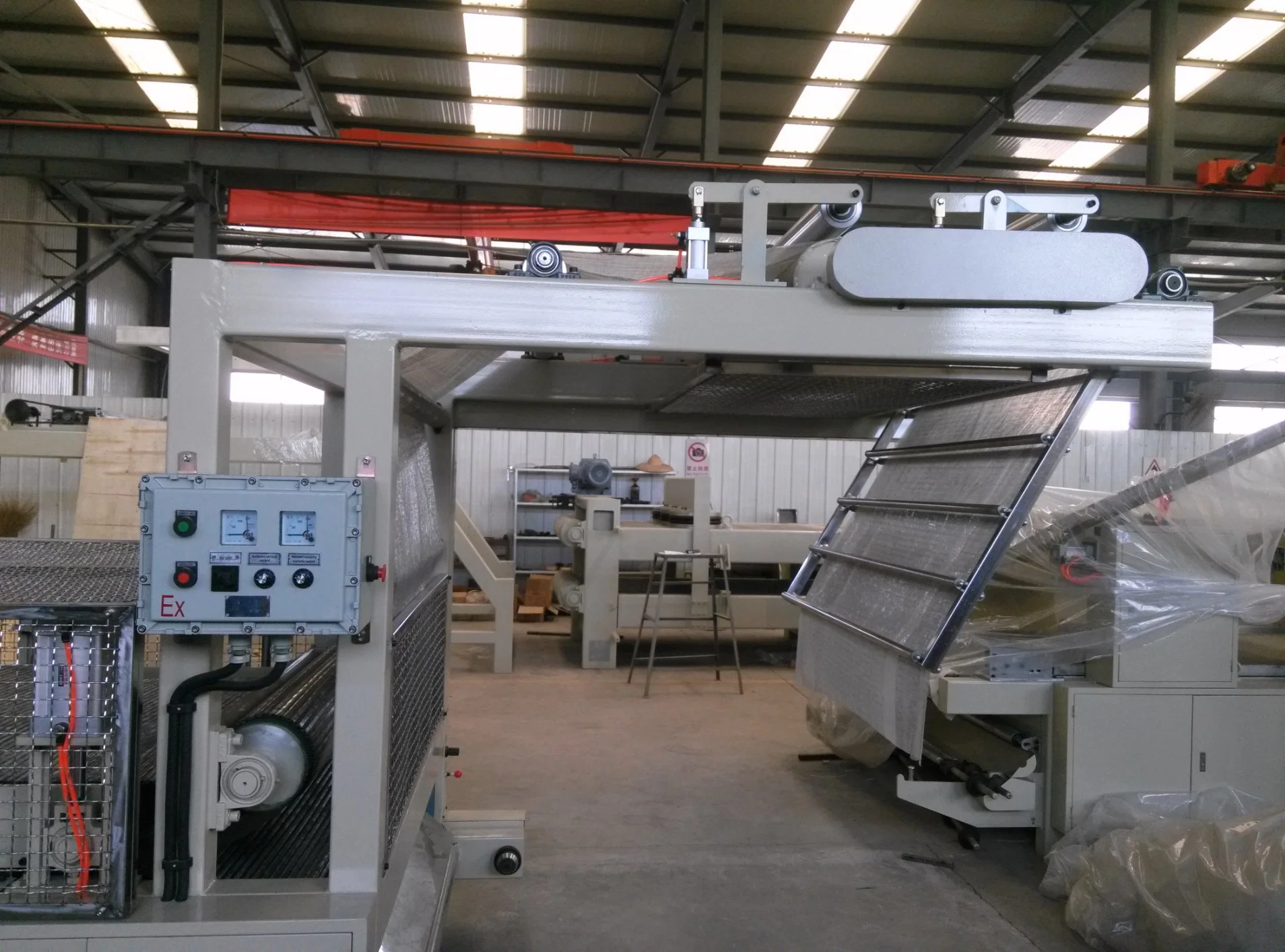 High Speed of Impregnation Automatic FRP Gutter Production Line with Fiber Guiding System