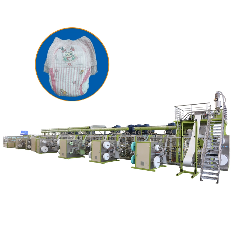 Jwc 2022 Transparent Film for Machine Price Baby Diaper Production Line