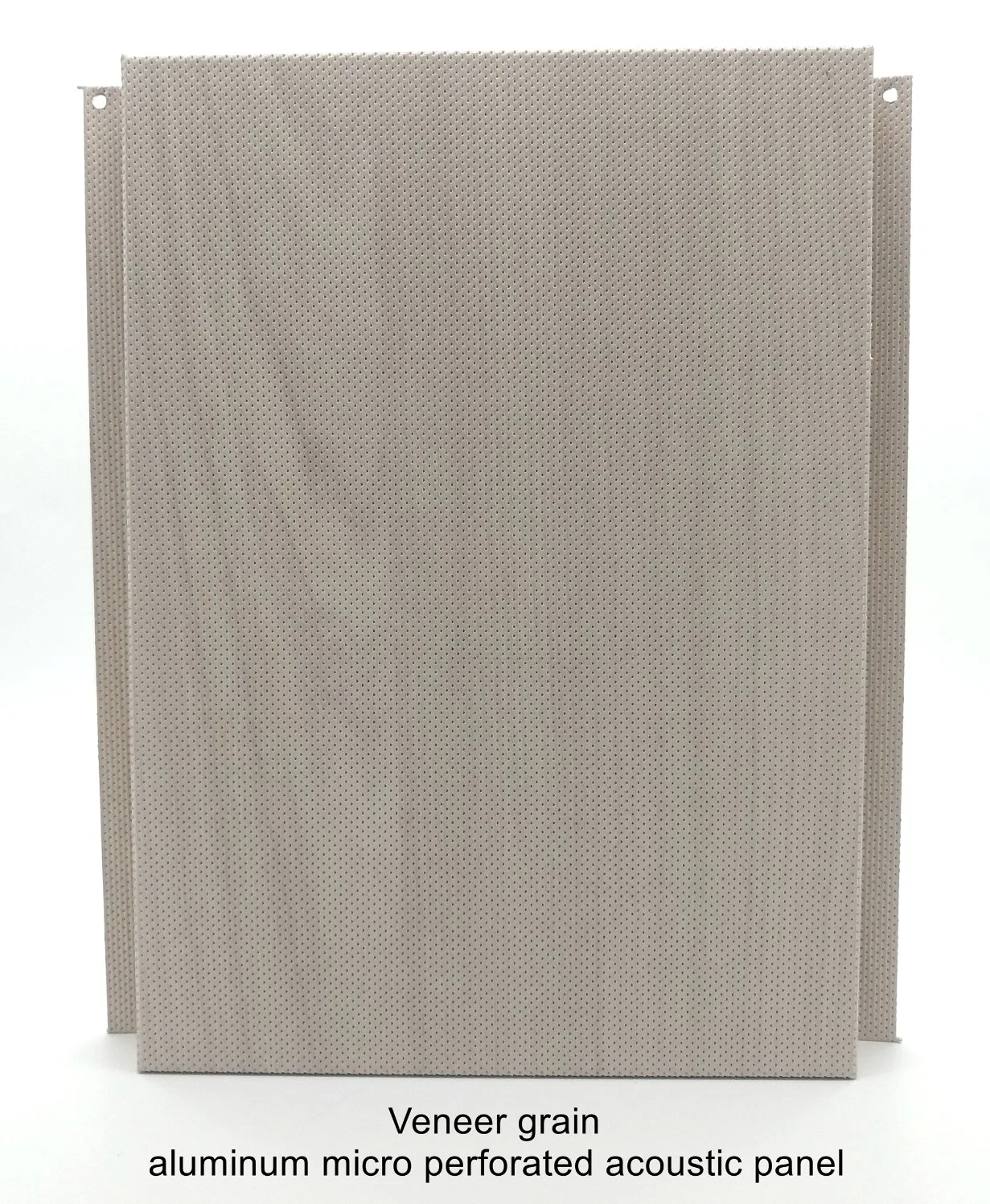 Chapa de madera incombustible aluminio Micro Perforated Acoustic Panel Interior decorado Material de construcción insonorizado