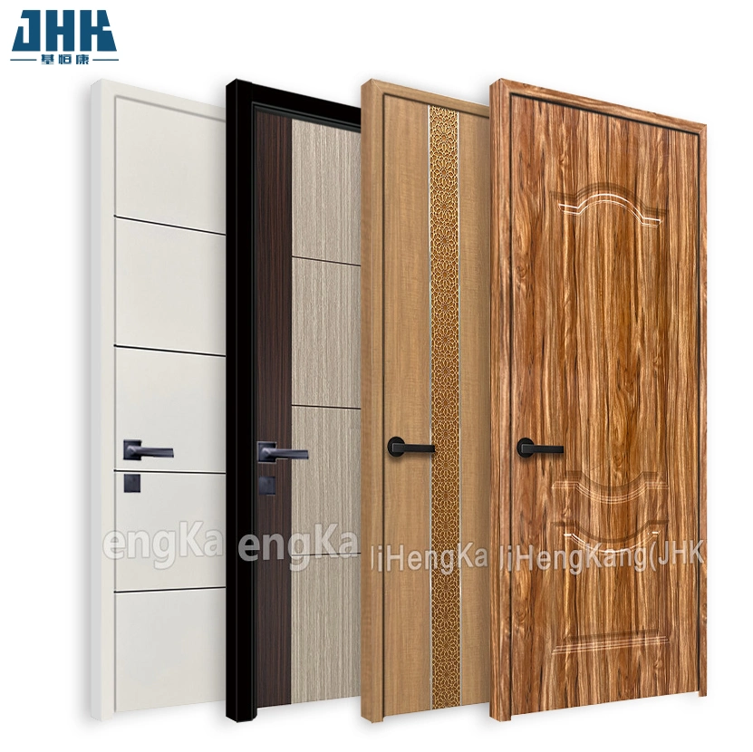 Hot Sale Jhk- FSC Certificate Veneer Shaker Solid Wooden Interior Door