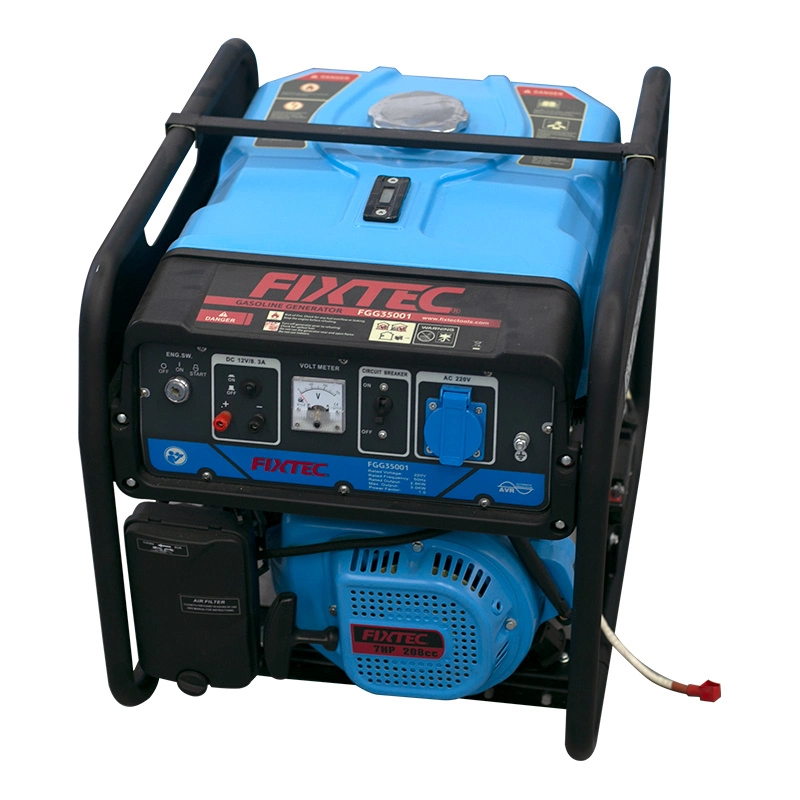 Generador de gasolina Fixtec 2800W con capacidad de tanque de combustible 15L y. Sistema automático de regulación de tensión