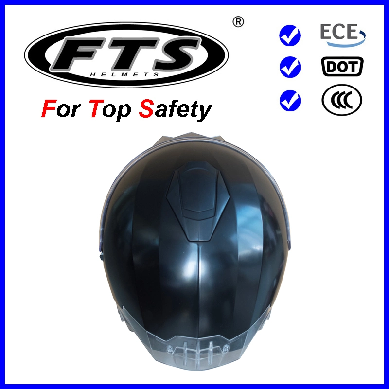 Motorcycle Full Face Helmet with Double Visors, DOT and ECE Certified