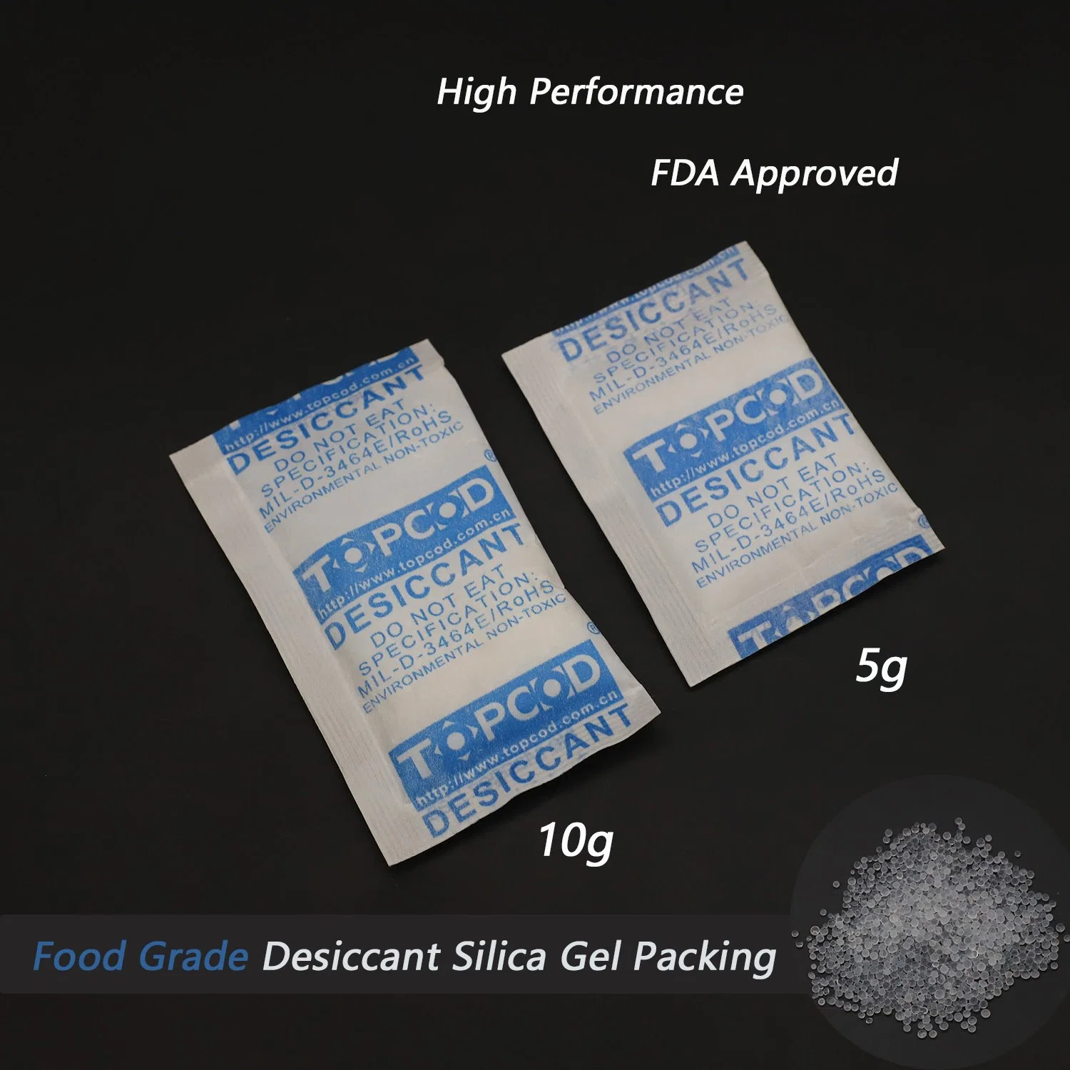 Premium 5g White Silica Gel Desiccant Bags Used in Shoes Clothes Bags and Food