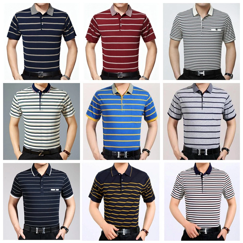 Cheap Short Sleeve Men Cotton Polo Shirt Inventory Limpieza