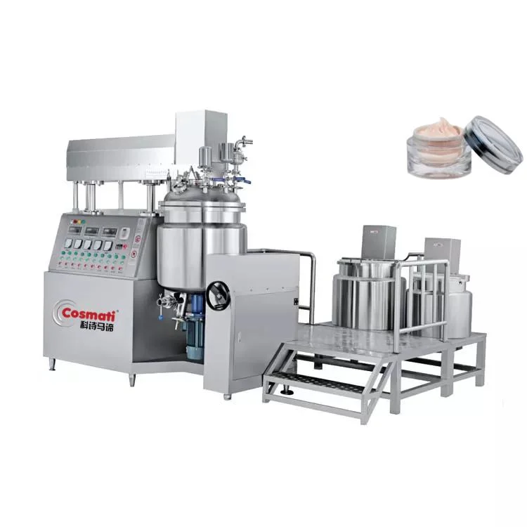 Cosmetic Manufacturing Machinery Homogenizer Mixer for Making Shampoo Lotion Gel