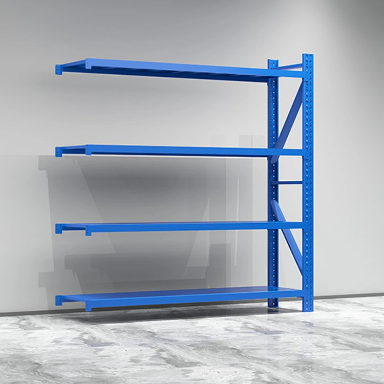 Factory Hot Sell Storage/Display Shelves Long Span Steel Metal Light Storage Rack Shelves with European Quality Standards