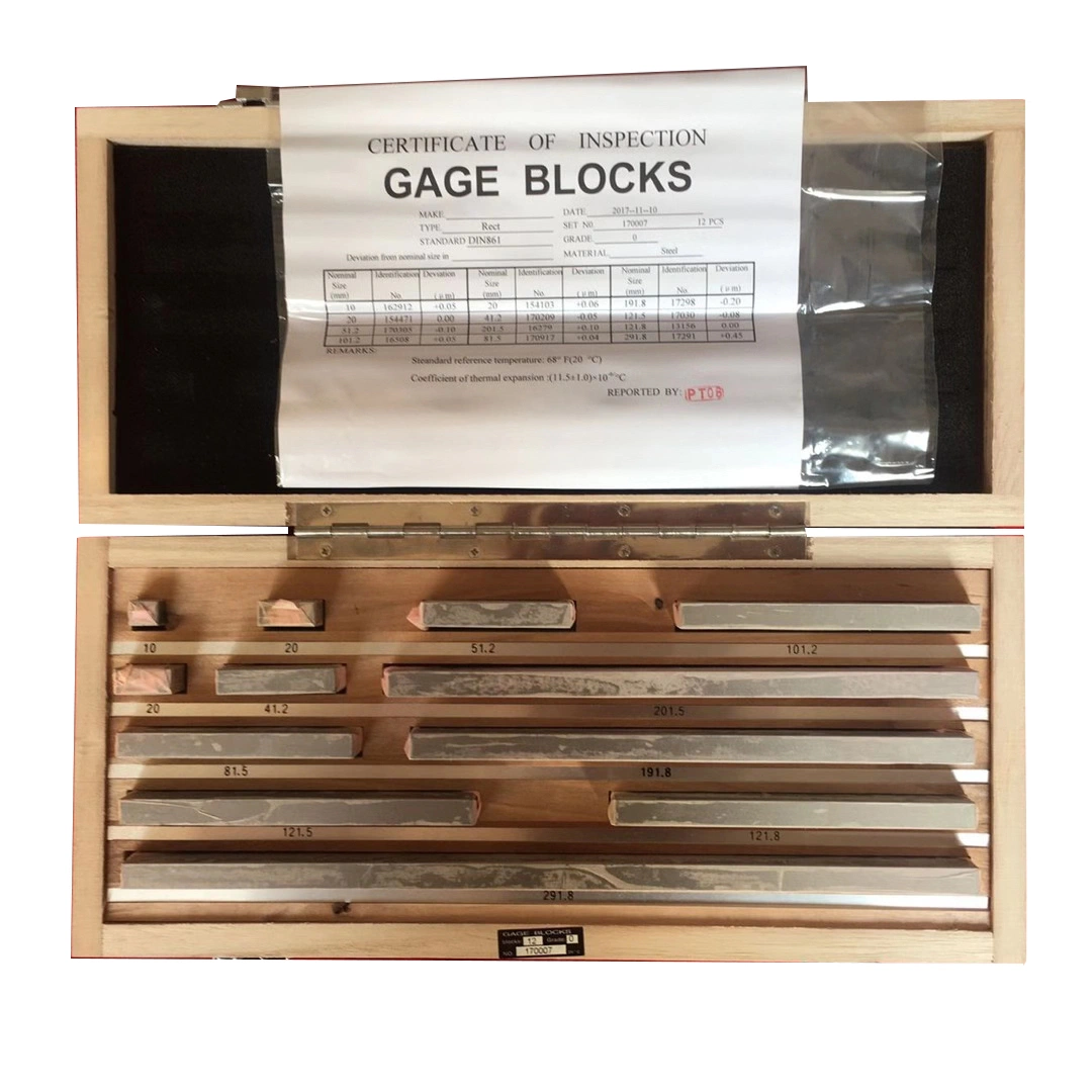 Gauge Block Set 32PCS 38PCS 47PCS 83PCS 87PCS 103PCS 112PCS 122PCS