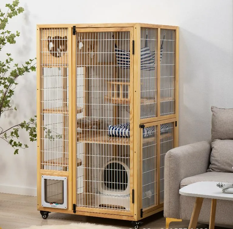 Cat&prime; S Wooden Cage-0001