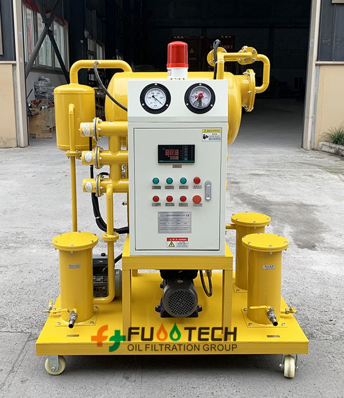 Fuootech Single-Stage transformador de alto vacío de la máquina de filtración de aceite aceite aislante el tratamiento de la máquina para Transformador de 66kv