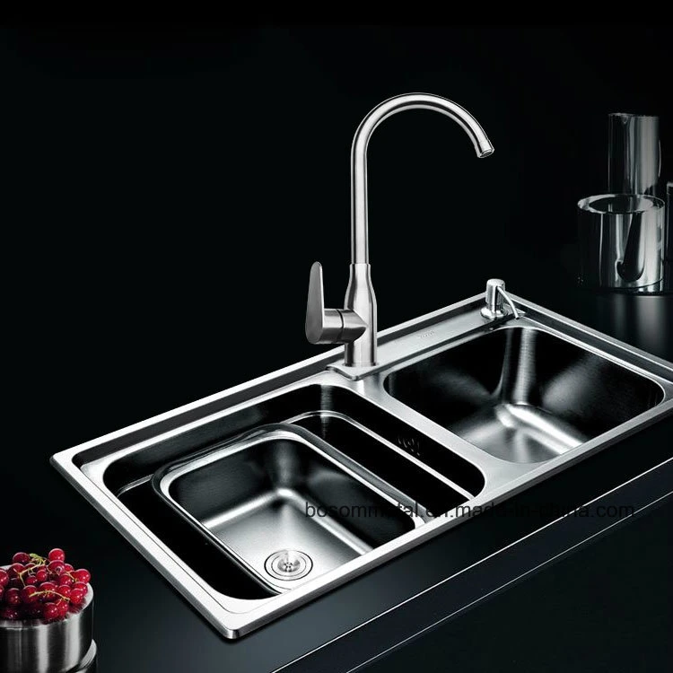 Good Quality Sink Stainless Steel Basket Single Double Kitchen Sink 304 Wash Sink