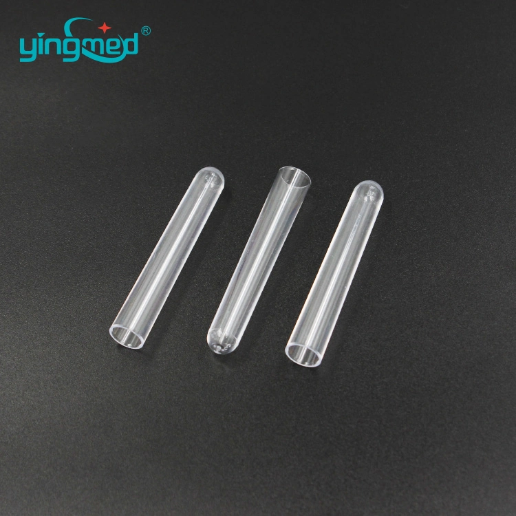 Laboratory Disposable PS or PP Plastic Test Tube