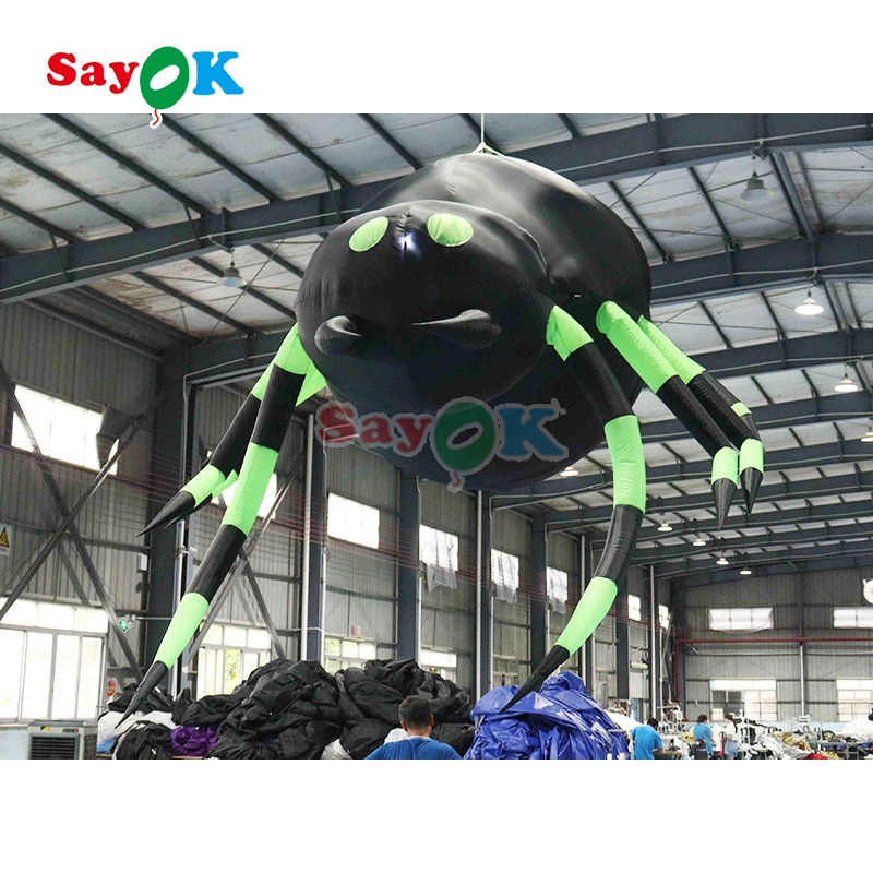 1,5 м Halloween Inflatable Spider Spirit висящий украшения и напольные украшения Для продажи