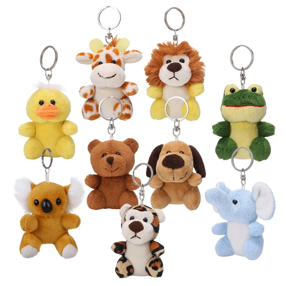 Custom Cute Stuffed Animal Plush Keychain