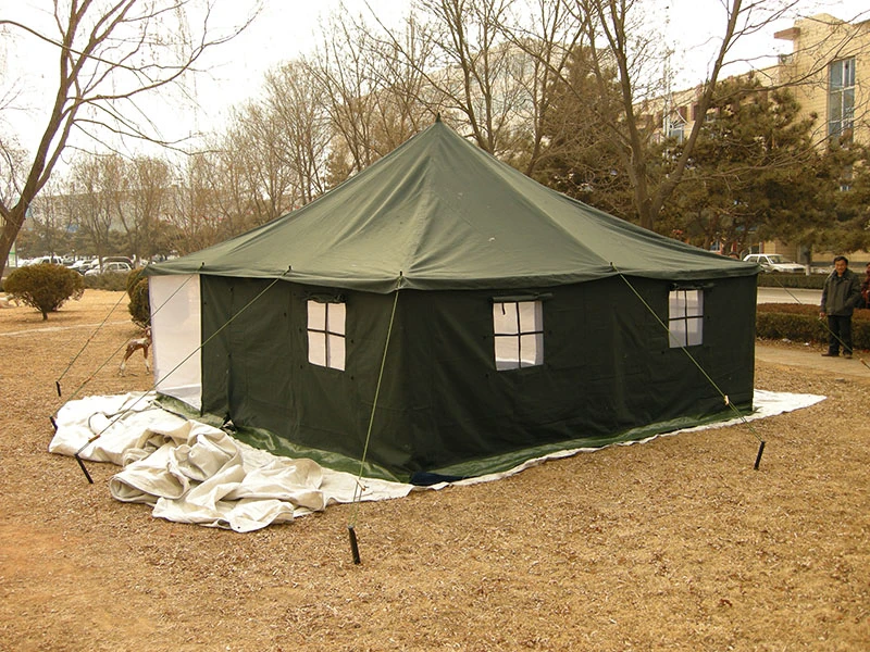 Best Hot Weather Canvas Green Tent for 10 Man