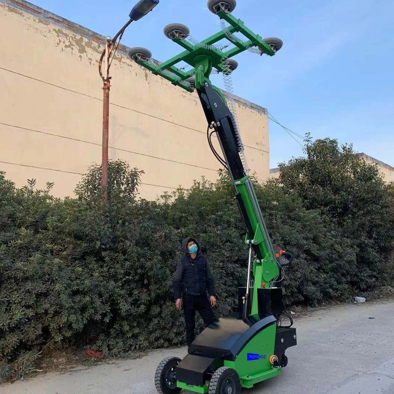 Robot de vidrio de vidrio de alta calidad/Manipulador de vidrio/trabajador de vidrio/ aluminio de chapa de acero Cortina de lifter de piedra pared y ventana instalación de la norma CE