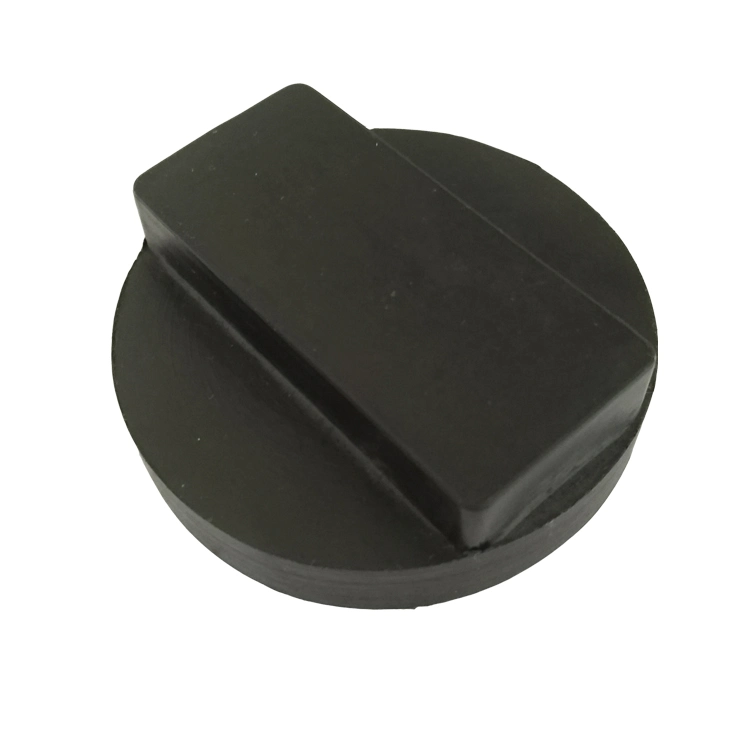 Car Post Lift Rubber Pad Blocks Lift Jack Pad, Heavy Duty Round Replacement Lift Rubber Pads Moulding